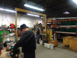 Maintenance is hard at work to get things ready for the spring.